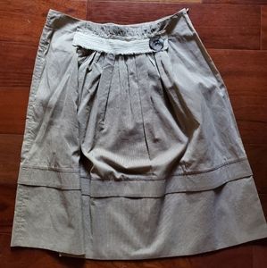 Schumacher cotton silk skirt sz sm